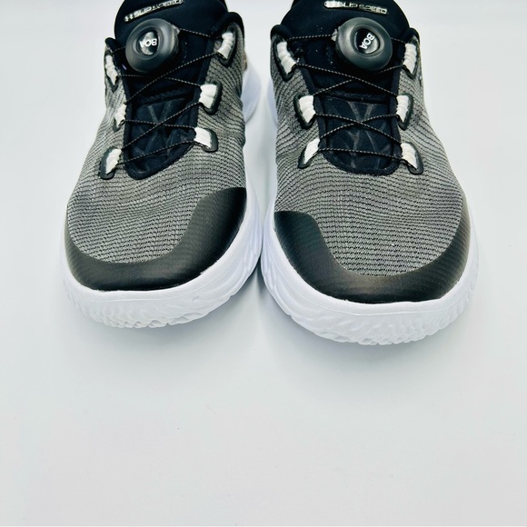Under Armour shoes SlipSpeed BOA Running Shoes trainers Black Women Size 7.5 - Picture 7 of 10